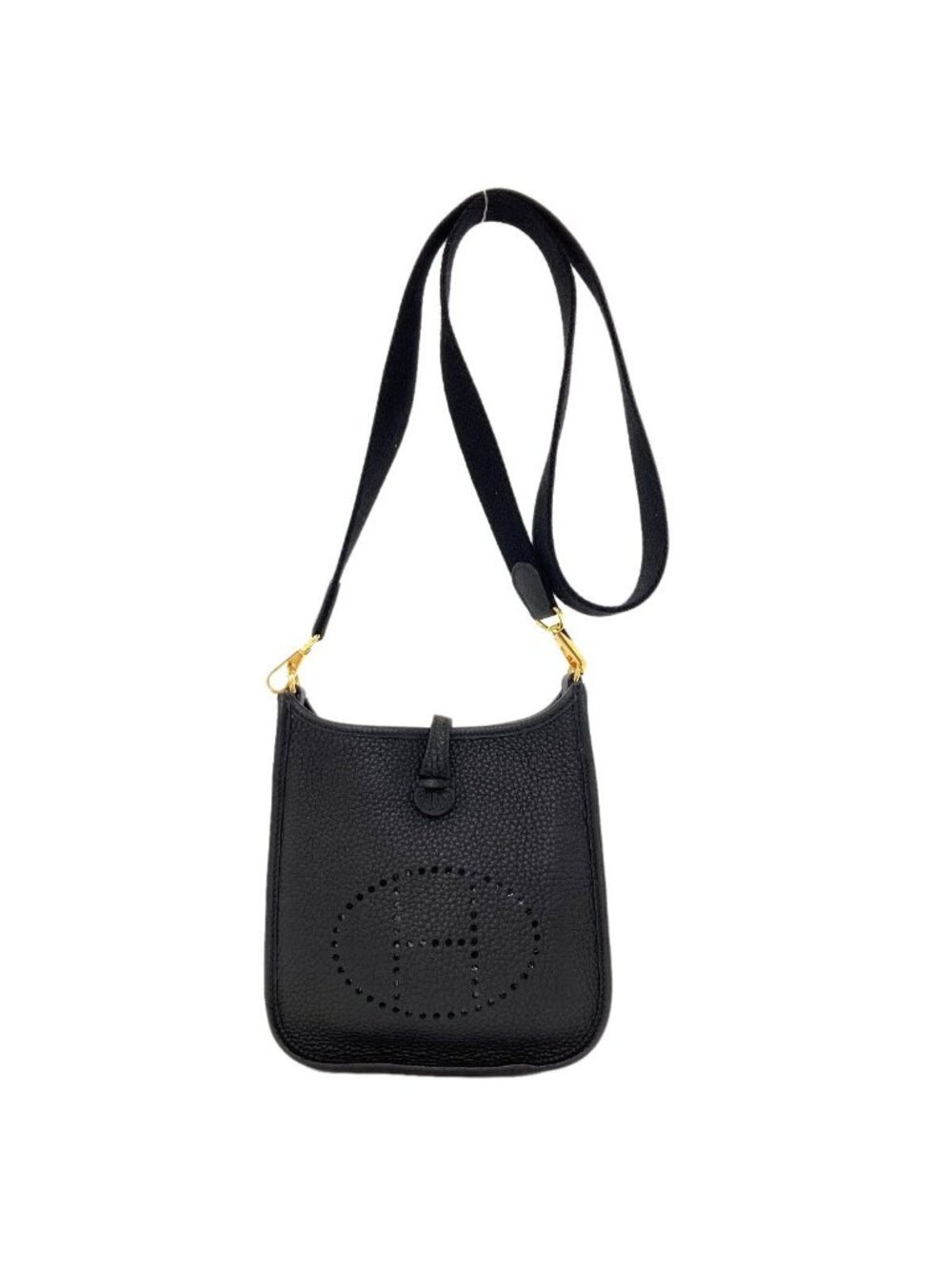 Hermes Evelyne TPM Gold Shoulder Bag Taurillon Clemence